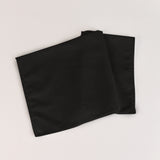 5 Pack Black Cotton Blend Cloth Napkins, Washable Reusable Table Dinner Napkins