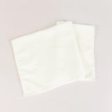 5 Pack Ivory Cotton Blend Cloth Napkins, Washable Reusable Table Dinner Napkins