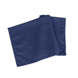 5 Pack Navy Blue Cotton Blend Cloth Napkins, Washable Reusable Table Dinner Napkins#whtbkgd