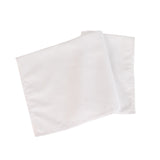 5 Pack White Cotton Blend Cloth Napkins, Washable Reusable Table Dinner Napkins#whtbkgd