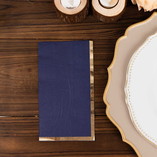 Elevate Your Event with Navy Blue Disposable Napkins