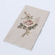 20 Pack Vintage Pink Ivory Rose Print Disposable Napkins, Soft 2-Ply Elegant Garden