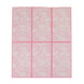 25 Pack Pink Disposable Party Napkins with Vintage Floral Print
