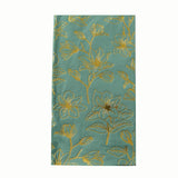 50 Pack Dusty Sage Green 2-Ply Paper Party Napkins with Gold Magnolia Flowers Print#whtbkgd