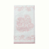 50 Pack White Pink 2-Ply Paper Party Napkins in French Toile Floral Pattern#whtbkgd