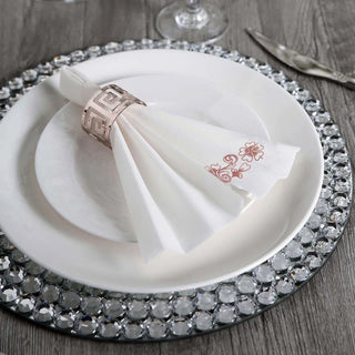 Floral Scroll Napkins for All Occasions