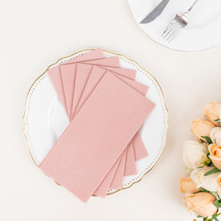 Add a Touch of Elegance to Your Table with Dusty Rose Dinner Napkins