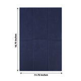 Navy blue poster board measuring 16.75 x 11.75 inches