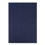 Navy blue folded paper sheet on a white background #whtbkgd
