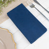20 Pack | Navy Blue Soft Linen-Feel Airlaid Paper Dinner Napkins