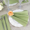 20 Pack | Sage Green Soft Linen-Feel Airlaid Paper Dinner Napkins