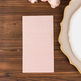 50 Pack 2 Ply Soft Dusty Rose Disposable Party Napkins, Wedding Reception Dinner Paper Napkins