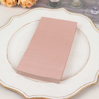 Add Elegance to Your Event with Dusty Rose Disposable Party Napkins