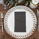 50 Pack | 2 Ply Soft Black Wedding Reception Dinner Paper Napkins