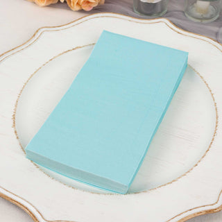 Add a Touch of Elegance to Your Event with Baby Blue Disposable Party Napkins