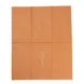 50 Pack Terracotta (Rust) 2 Ply Paper Dinner Napkins with Gold Embossed Leaf