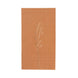 50 Pack Terracotta (Rust) 2 Ply Paper Dinner Napkins with Gold Embossed Leaf#whtbkgd
