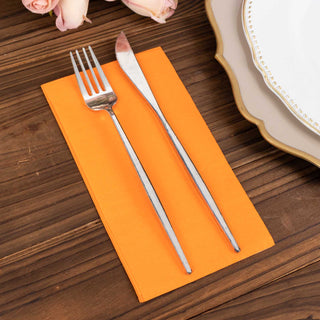 Premium Quality Orange Disposable Party Napkins for Every Occasion