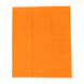 50 Pack 2 Ply Soft Orange Disposable Party Napkins, Wedding Reception Dinner Paper Napkins