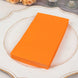 50 Pack 2 Ply Soft Orange Disposable Party Napkins, Wedding Reception Dinner Paper Napkins