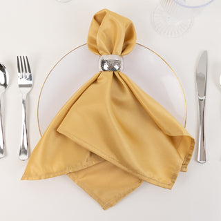 <span style="background-color:transparent;color:#1d1f25;">Refined Champagne Lamour Satin Cloth Napkins for Your Table Setting</span>