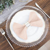 Blush/Rose Gold Seamless Cloth Dinner Napkins, Wrinkle Resistant Linen | 17inchx17inch