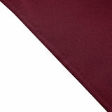 5 Pack | Burgundy Seamless Cloth Dinner Napkins, Wrinkle Resistant Linen | 17inchx17inch