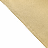 5 Pack | Champagne Seamless Cloth Dinner Napkins, Wrinkle Resistant Linen | 17inchx17inch