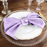 Create a Luxurious Table Setting with Lavender Lilac Seamless Cloth Dinner Napkins