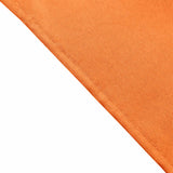 Orange Napkins with Hemmed Edges, Reusable Polyester Dinner Linen Napkins - 17"x17"