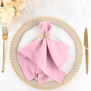 Versatile and Durable Pink Napkins for Any Occasion