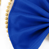 5 Pack | Royal Blue Seamless Cloth Dinner Napkins, Wrinkle Resistant Linen | 17inchx17inch