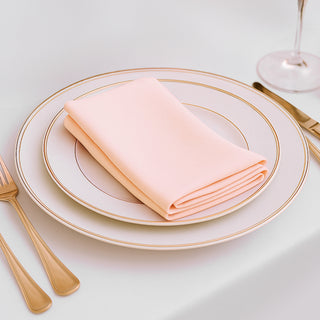 Blush Scuba Cloth Napkins