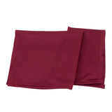 5 Pack Burgundy Scuba Napkins – 17x17, Wrinkle-Free & Stain Resistant Cloth Napkins