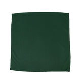 5 Pack Hunter Emerald Green Scuba Napkins – 17x17, Wrinkle-Free & Stain Resistant Cloth