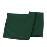 5 Pack Hunter Emerald Green Scuba Napkins – 17x17, Wrinkle-Free & Stain Resistant Cloth Napkins