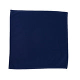 5 Pack Navy Blue Scuba Napkins – 17x17, Wrinkle-Free & Stain Resistant Cloth Napkins