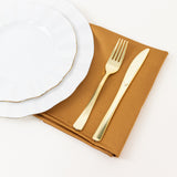 5 Pack Shimmer Gold Scuba Napkins – 17x17inch Wrinkle-Free