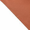 5 Pack | Terracotta Seamless Cloth Dinner Napkins, Wrinkle Resistant Linen | 17inchx17inch