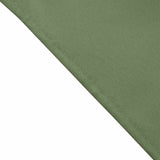 5 Pack | Olive Green Seamless Cloth Dinner Napkins, Wrinkle Resistant Linen | 17inchx17inch