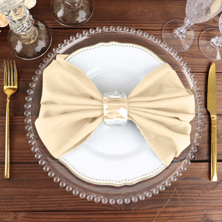 Bulk Beige Cloth Dinner Napkins for Every Occasion