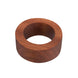 4 Pack | 1.75inch Cinnamon Brown Hardwood Farmhouse Napkin Rings, Napkin Holder Wood Slices#whtbkgd