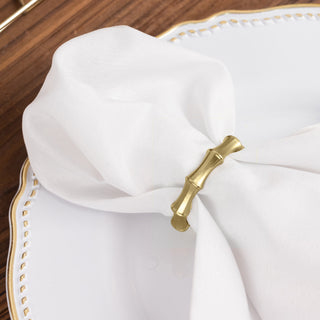 Enhance Your Table with Gold Metal Napkin Rings