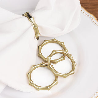 Add Elegance to Your Table with Gold Metal Napkin Rings