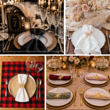 Elegant butterfly napkin rings on luxe holiday table settings and place cards