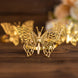 4 Pack | Gold Metal Butterfly Napkin Rings, Decorative Laser Cut Cloth Napkin Holders