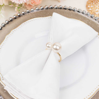 Add a Touch of Glamour to Your Dining Table with Gold Metal Napkin Holders