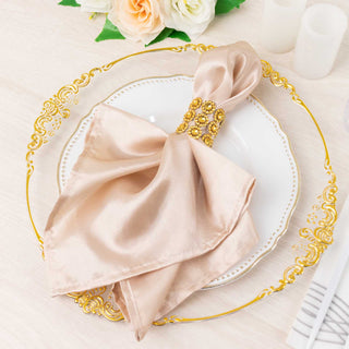 Versatile Gold Rhinestones Napkin Holders for a Refined Dining Experience