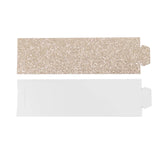 50 Pack Beige Glitter Paper Napkin Holders, 1.5inch Disposable Napkin Rings#whtbkgd