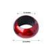 4 Pack Red Acrylic Napkin Rings